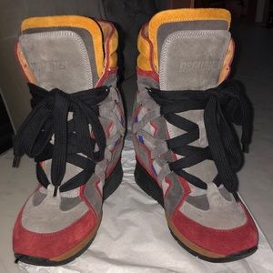 Dsquared wedge sneaker boots